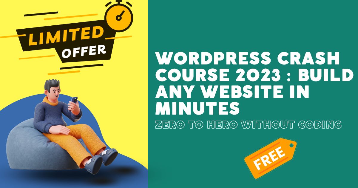 WordPress Crash Course 2023 Build any Website in Minutes