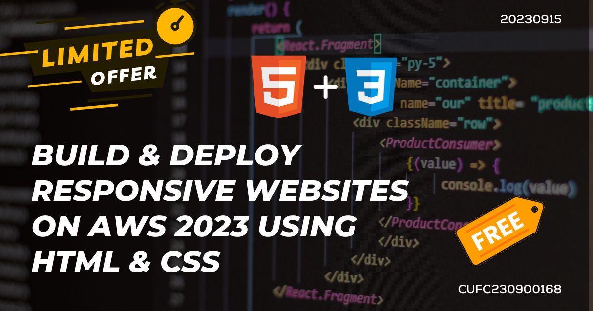 Build & Deploy Responsive Websites on AWS 2023