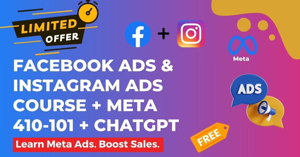 Facebook Ads & Instagram Ads Course