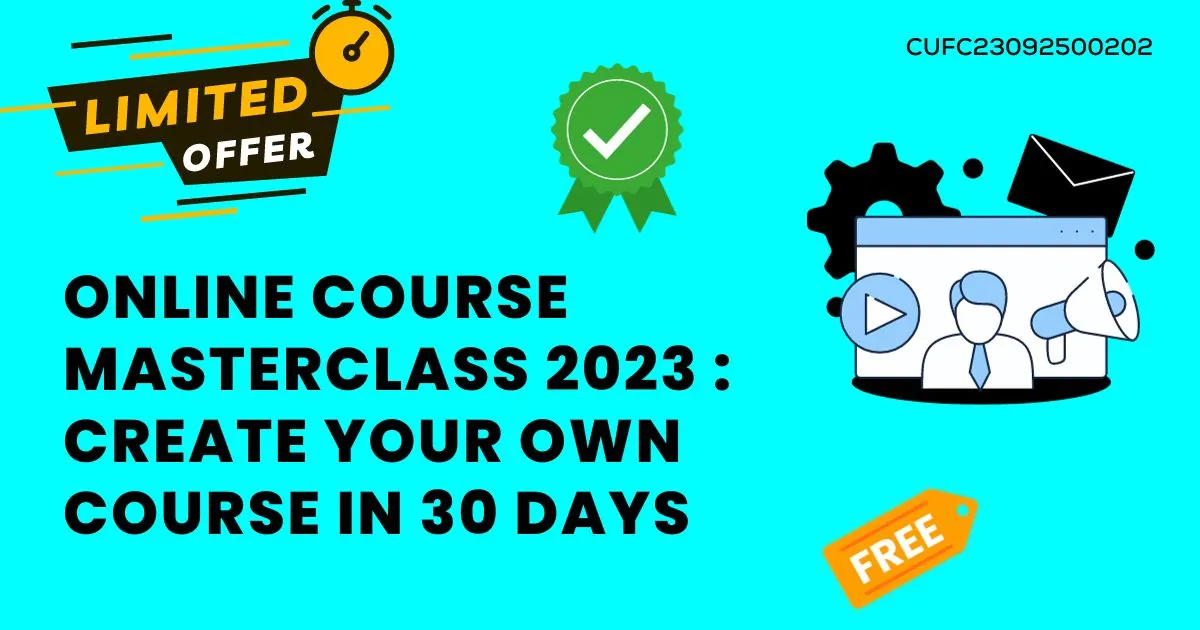 Online Course Masterclass 2023