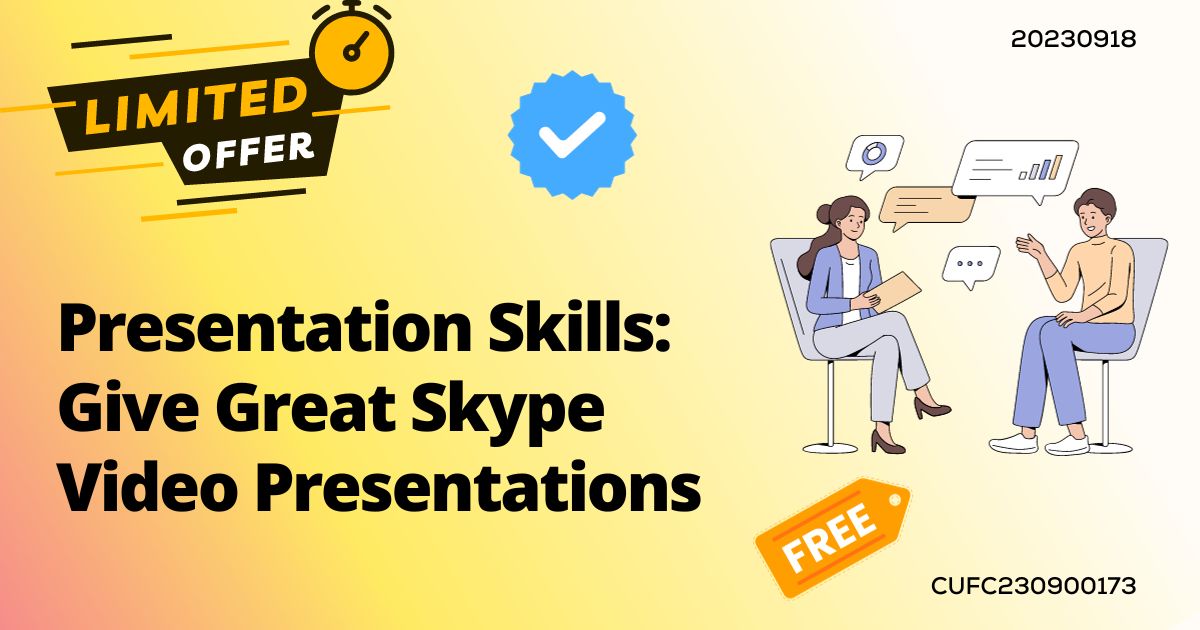 Presentation Skills Give Great Skype Video Presentations