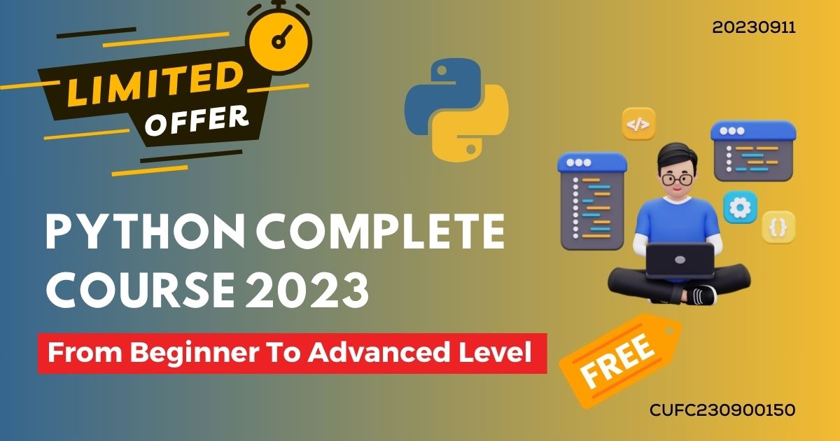 Python Complete Course 2023