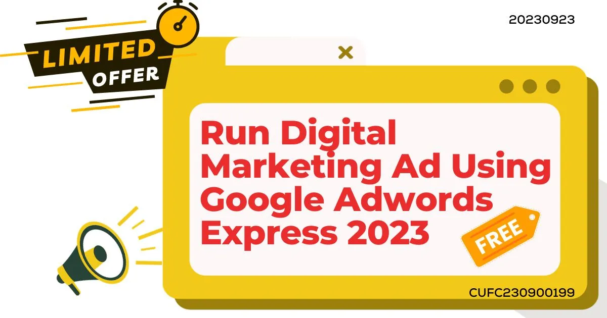 Run Digital Marketing Ad 2023