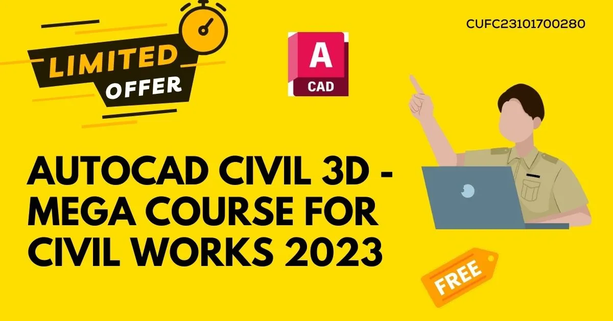 AutoCAD Civil 3D - MEGA course for Civil Works 2023