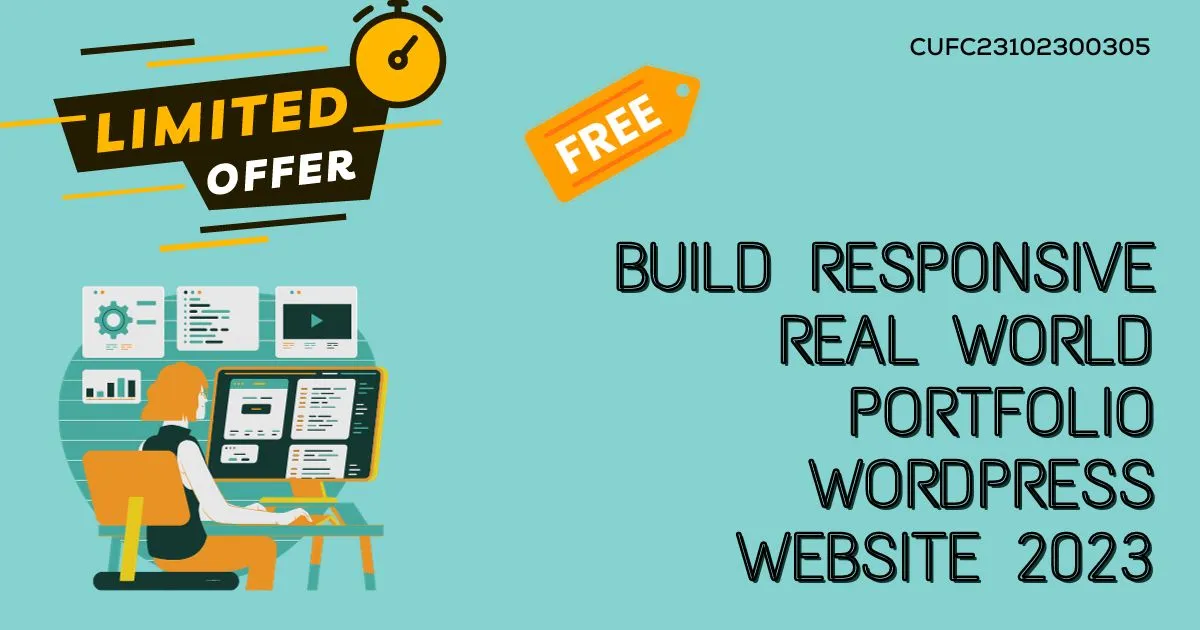 Build Responsive Real World Portfolio WordPress Website 2023