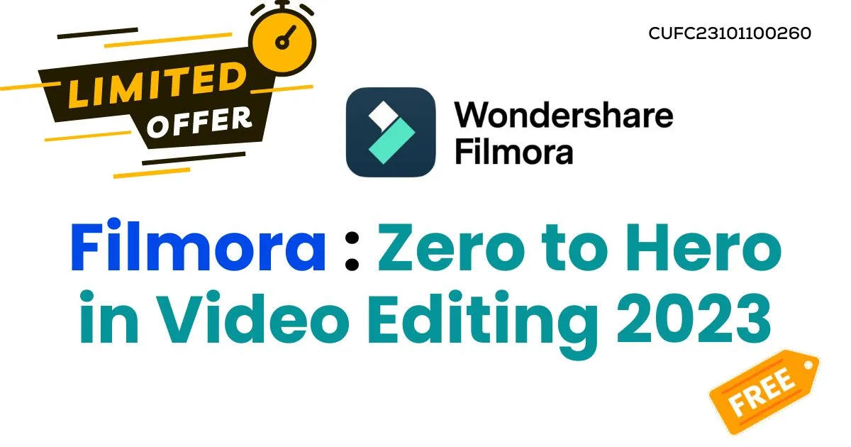 Filmora 11X9 Zero to Hero in Video Editing 2023