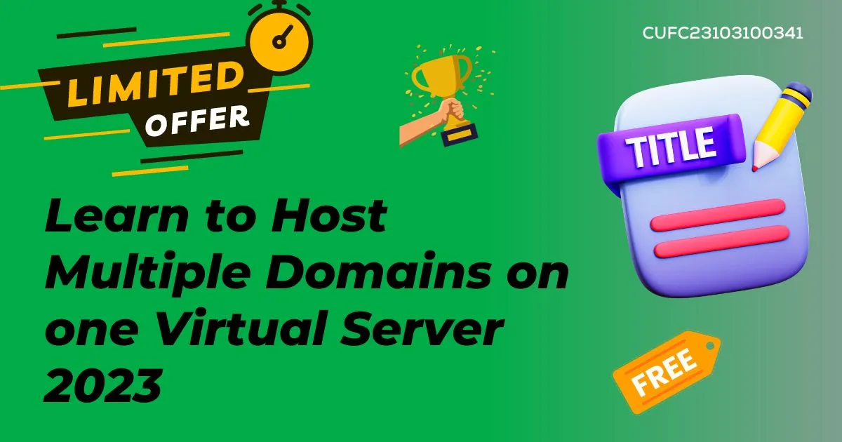Learn to Host Multiple Domains on one Virtual Server 2023