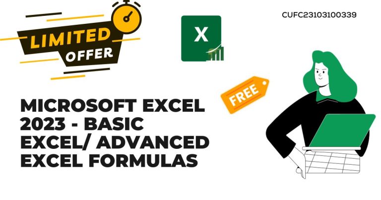 Microsoft Excel 2023 - Basic Excel/ Advanced Excel Formulas - CIGMA ...