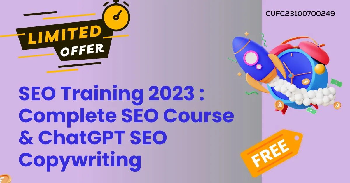 SEO Training 2023 Complete SEO Course & ChatGPT SEO Copywriting