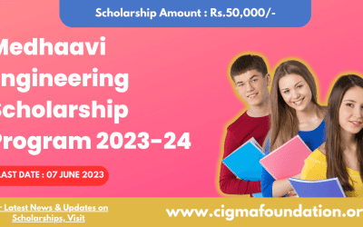 Medhaavi Engineering Scholarship