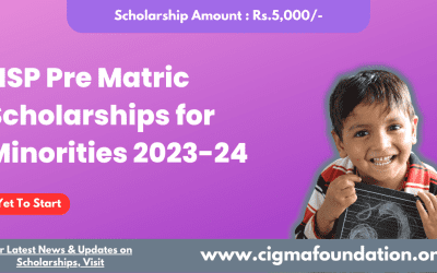 NSP Pre Matric Scholarships Scheme for Minorities