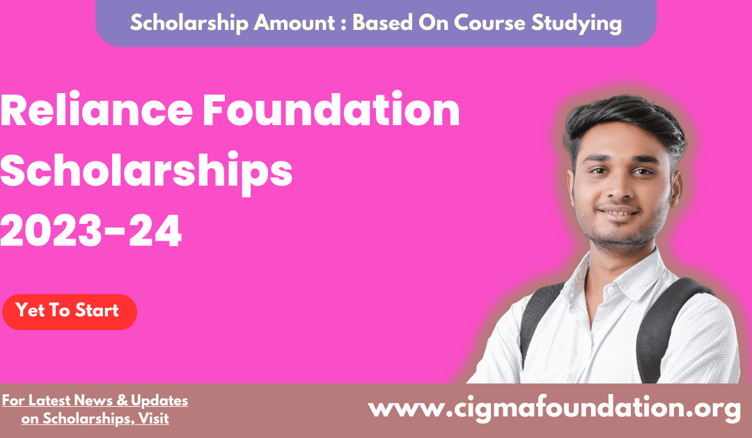 Reliance Foundation Scholarships