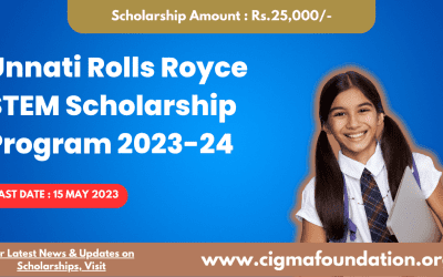 Rolls Royce Unnati STEM Scholarship